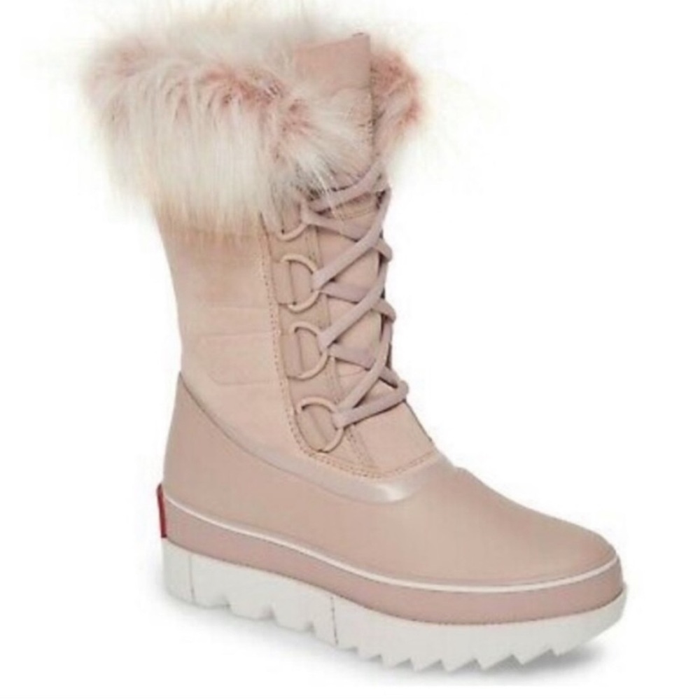 SOREL Joan of Arctic Next Faux Fur Waterproof Snow Boot Mauve Women's 9
